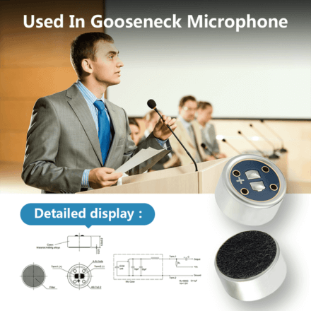 Unidirectional Microphone Capsule for Conference and Office