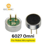 6mm Robot Electret Microphone Capsule with Pins