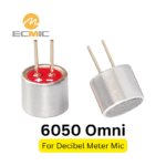 6mm Omnidirectional Electret Microphone Capsule with Pins