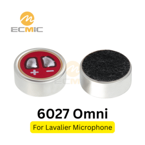 6mm 無指向性エレクトレットコンデンサーマイクカートリッジ ラベリア用