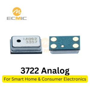 Microfone MEMS analógico de alto desempenho - compacto e de baixa potência