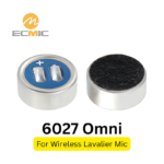 6mm Omnidirectional Electret Microphone Insert for Wireless Lavalier