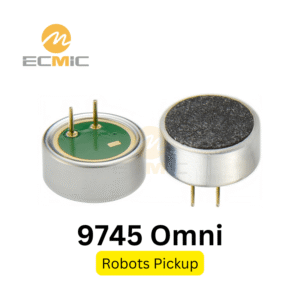 9.7mm Electret Microphone Capsule with Pins for Robots