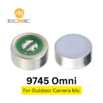 9.7mm Omnidirectional Electret Microphone Capsule for Outdoor Camera