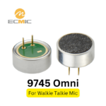 9.7mm Walkie Talkie Electret Microphone Capsule with Pins