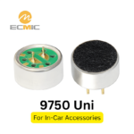 9.7mm Cardioid Electret Microphone Insert with Pins for Car Stereo