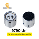 Insert de microphone à électret unidirectionnel de 9,7 mm pour casque de moto