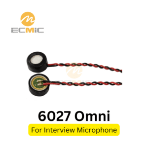 6mm Omnidirectional Waterproof Electret Microphone Capsule with Wire Leads