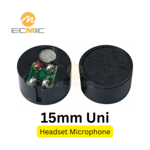 Cápsula de microfone dinâmica para fone de ouvido de 15 mm, 200 Ω/250 Ω