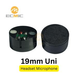 Cápsula de microfone dinâmico para fone de ouvido de 19 mm, 150 Ω