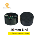 Capsule de microphone de conférence dynamique de 19 mm, 600 Ω