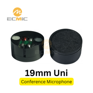 Cápsula de microfone dinâmico para conferências de 19 mm, 600 Ω