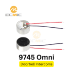9.7mm Omnidirectional Electret Mic Capsule for Doorbell Intercoms
