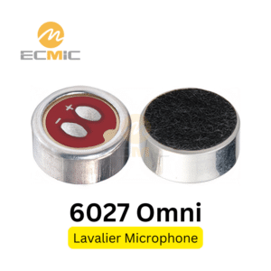 Microphone électret omnidirectionnel de 6 mm à rapport signal/bruit élevé pour microphones cravate hi-fi