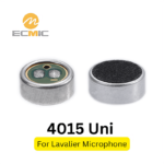 Inserção de microfone de eletreto de 4 mm para microfones de lapela