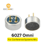 6mm High Sensitivity Microphone Element with Pins for Conference Systems