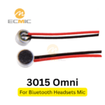 Elemento de microfone de eletreto de 3 mm com cabos para fones de ouvido Bluetooth
