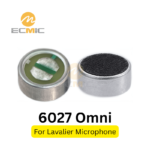 라펠 마이크용 6mm 무지향성 일렉트릿 라발리에 마이크 요소