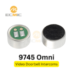9,7 mm Omnidirektionales Elektretmikrofon für Video-Türsprechanlagen