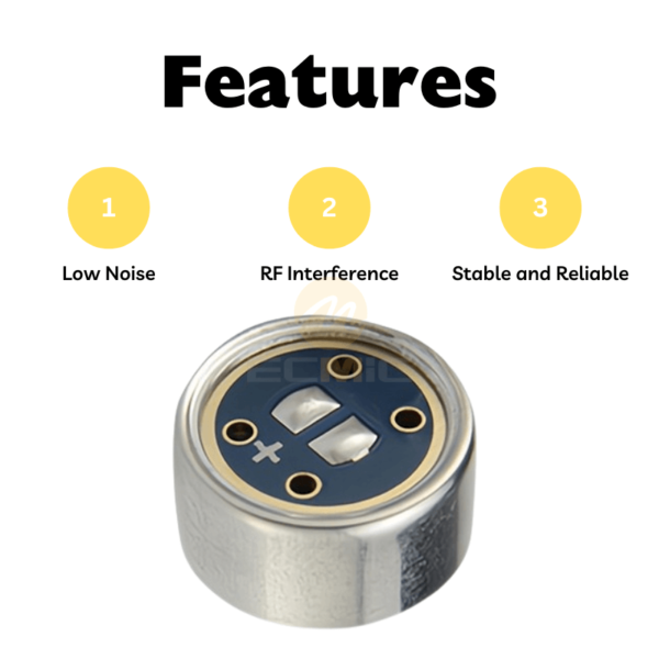 Lavalier Microphone Capsule for Conference 9.7mm