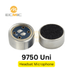 9.7mm Headset Microphone Capsule for Head-Mounted Audio