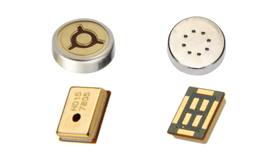 SMT electret condenser microphones and MEMS microphones, showcasing compact and efficient surface mount designs.