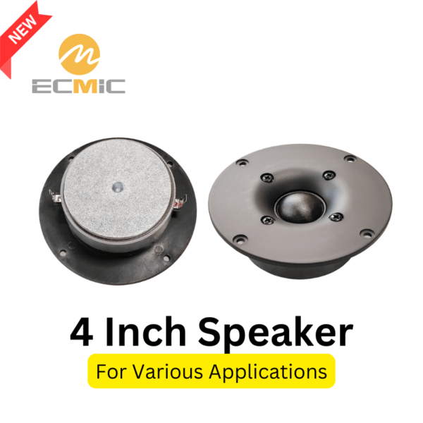 High-frequency tweeter speaker unit, designed for precision audio reproduction, featuring a compact design for crisp and clear sound.