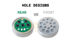Hole Design in Electret Microphone Capsules