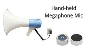 Capsule microphonique unidirectionnelle fiable pour mégaphone et systèmes de sonorisation