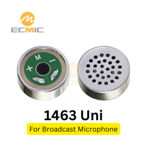 Cápsula de microfone unidirecional de 14 mm para transmissão