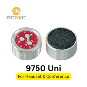 High-Fidelity 9.7mm Wide Cardioid Electret Condenser Microphone – Headset, Conference & Streaming