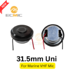 Capsule microphonique dynamique étanche pour interphones VHF marins