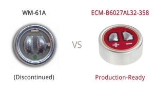 제품 개발을 위한 WM-61A 대체품: ECM-B6027AL32-358 개요