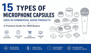 15 Types of Microphone Capsules Used in Commercial Audio Products